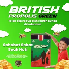 British Propolis Green, Suplemen untuk Anak, 100% Asli