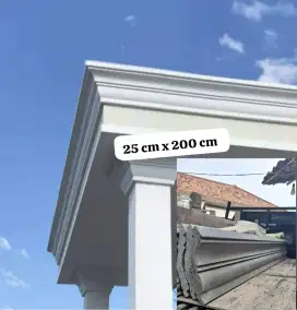 Lisplang beton profile Minimalis