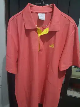 Poloshirt Adidas Original size M fit L (100 ) kondisi mulus