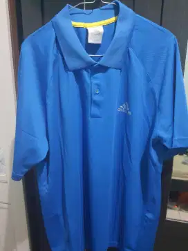 Poloshirt Adidas Original Size L fit XL (105 ) kondisi mulus