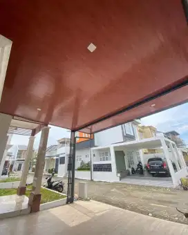 Kanopi pvc atap spandek murah dan berkualitas