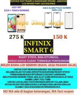 Service HP-Ganti Touchscreen-Baterai-LCD Infinix Smart 6