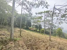 Tanah best view gunung dekat curug puteri pelangi Cijeruk Bogor