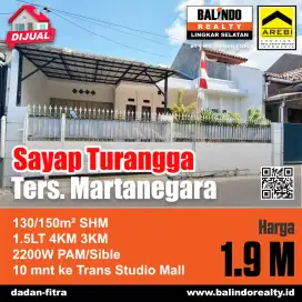 Rumah Terusan Martanegara Dekat Trans Studio Mall