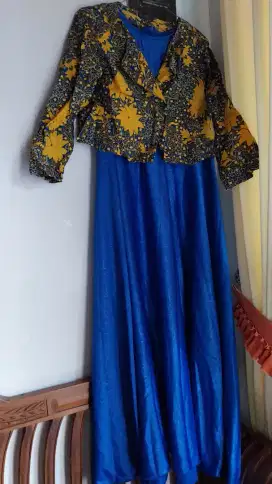 Dress + cardigan batik