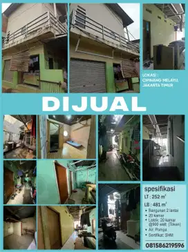 Dijual Cepat Rumah Kontrakan & Kost di Kalimalang, Jakarta Timur