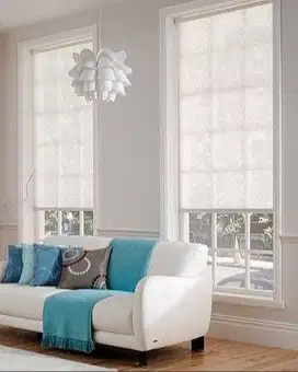 Tirai Gorden Vertikal Roller Venetian Blinds Wallpaper Kerey Korden