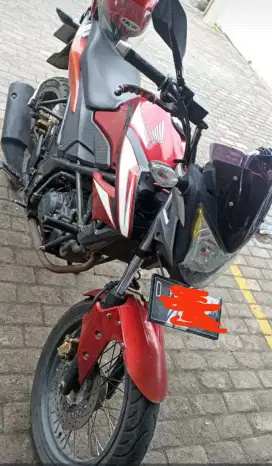 Jual motor CB150R 14 komplit panjang plat D Samsat Cimahi.