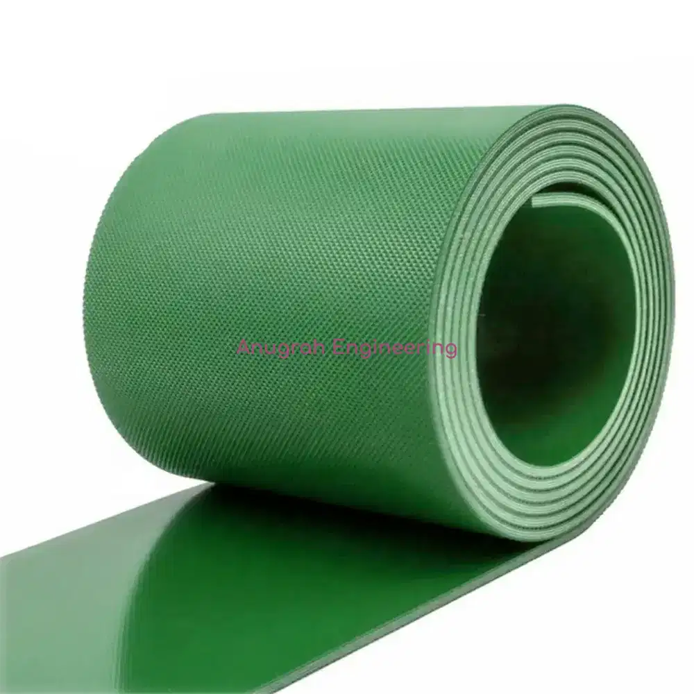 Conveyor Belt PVC Hijau 3mm Diamond [ Ukuran Custom Order, Endless ]