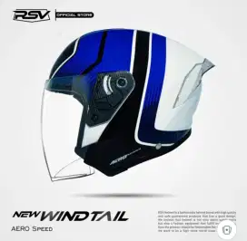 Helm RSV NEW WINDTAIL AERO SPEED ukuran M