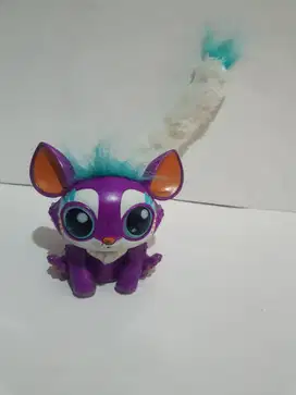 Lil' Gleemerz Loomur Purple White Light Up Interactive Toy Animal Matt