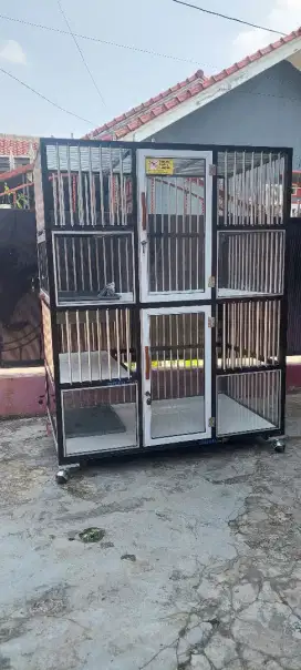 Kandang Kucing Alumunium Premium