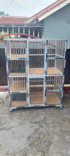 Kandang Kucing Aluminium Murah