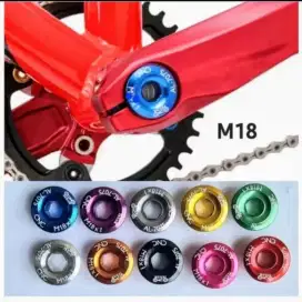 Crank Arm Fixing Bolt Baut Kiri HT2 M18 Aluminum