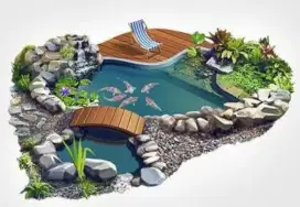 Tukang kolam ikan koi surabaya