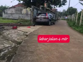 Di jual tanah kebun murah Lt:1281 Mtr lokasi Kemang Parung bgr