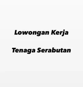 Lowongan OB Serabutan Konveksi