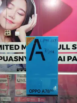 OPPO A78 5G 8/256 PROMO CUCI GUDANG