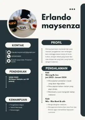 Helper cook / asisten koki