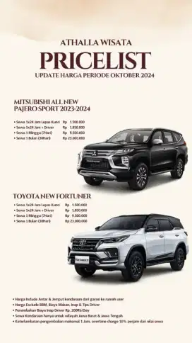 SEWA MOBIL / RENT CAR