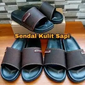 Sandal selop sandal kulit sapi asli