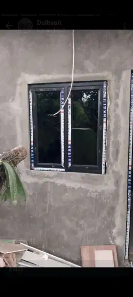 Jual kusen pintu satu dan pintu dua dari bahan aluminium dan kayu