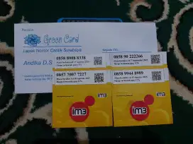 Nomor cantik im3 (indosat) rapih dan mudah di hafal