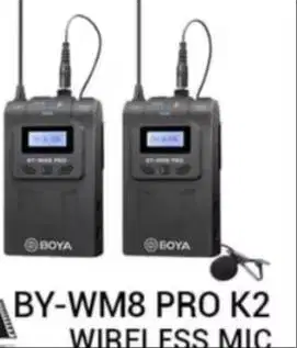 Boya Wireless Rekam suara jarak jauh