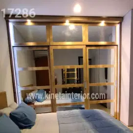 Lemari minimalis finishing HPL