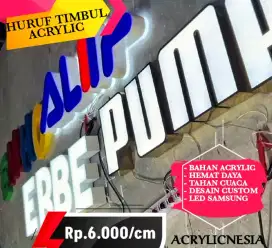 ACRYLIC HURUF TIMBUL 5500/cm