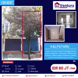 Ruko 2 Lantai, Lokasi Strategis Poros Jalan Kalpataru
