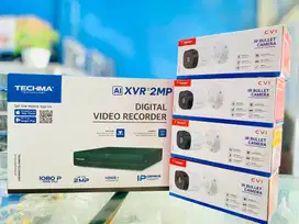 Paket CCTV Techma 4 Kamera