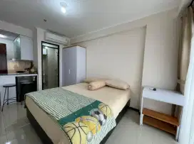Sewa bulanan  apartemen gateway pasteur tipe studio furnish view kota