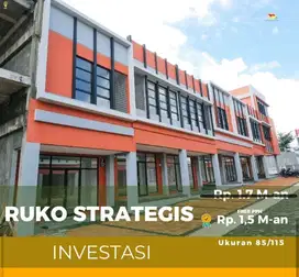 Ruko Bisnis 2 Lantai Strategis dekat Bandara dan Tol, Free PPN 100%