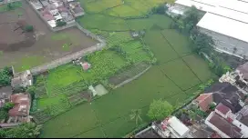 Tanah murah zona kuning  utk perumahan di jl rumah sakit ujung Berung