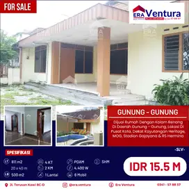 Rumah Di Daerah Gunung - Gunung, Ada Kolam Renang