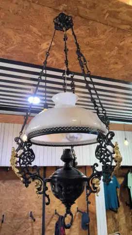 Lampu gantung betawi , bahan kuningan full diameter 35