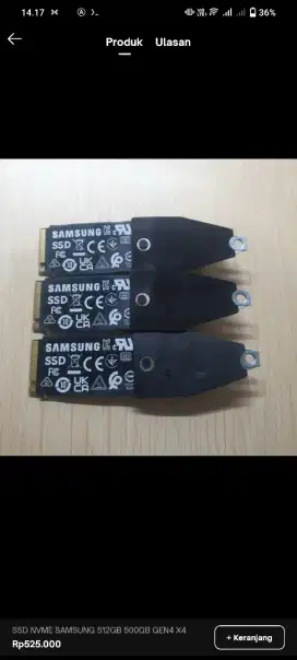 NvMe Samsung 512GB
