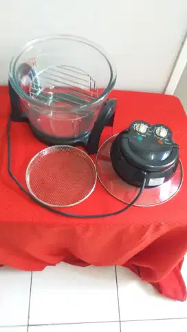 Oven panggang kaca elektrik HALOGEN OVEN merk Echome
