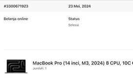 Apple Macbook Pro M3 8/512