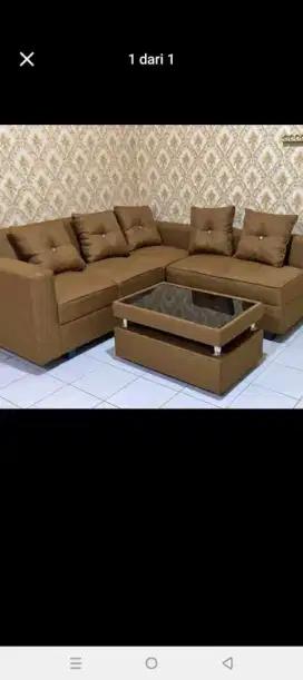 Sofa L minimalis murah