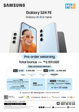 Samsung Galaxy S24FE Kredit Bunga 0%