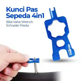 Kunci Pentil Tubeless Presta Schrader Valve Wrench 4 in 1