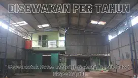 DISEWAKAN GUDANG UNTUK HOME INDUSTRY, GUDANG EKSPEDISI, DLL