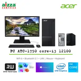 PC DESKTOP ACER ATC-1750 core i3+LCD 20 / Bisa Tanpa Monitor