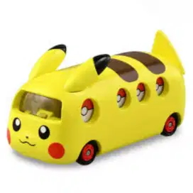 Mainan diecast bus pokemon