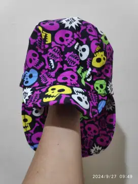 Topi Renang Anak motif tengkorak