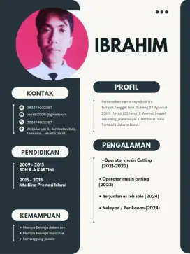 Cari kerjaan , umur 22 tahun ,