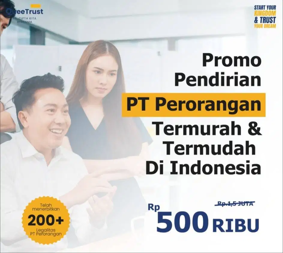 Biro Jasa Pendirian PT, CV, PKP, PMA di Kelapa Gading