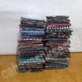 Bahan Kain Perca Katun Polyester Rayon Souvenir Craft Kain Kerudung
